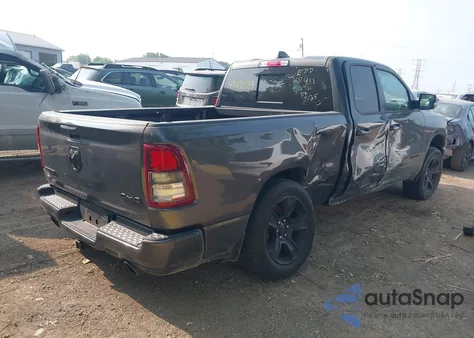 2022 Ram 1500 Big Horn 4X4 6'4 Box из США, поврежденный, VIN 1C6SRFBT3NN116559